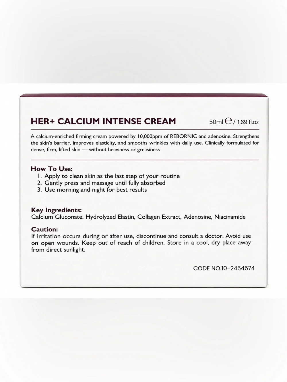HER + Calcium Intense Cream - Firming & Lifting